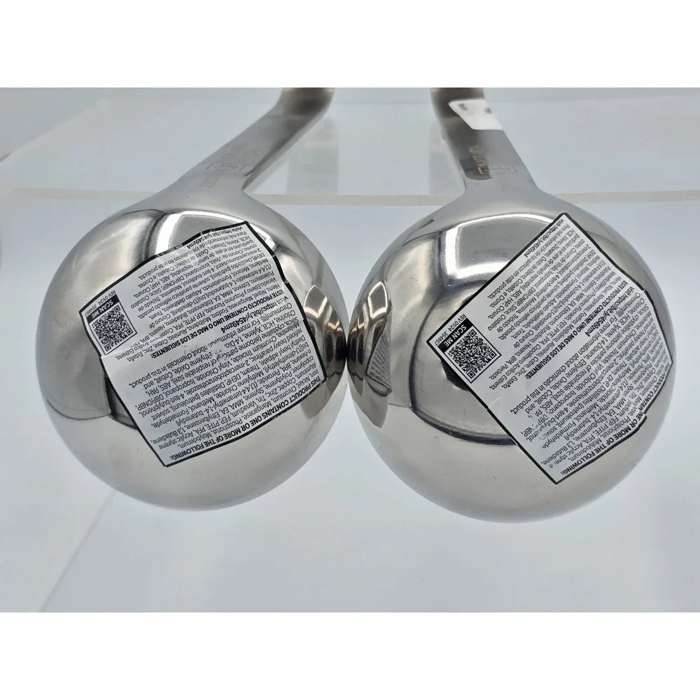 2 Lot NWT VOLLRATH‎ 4oz (118.3ml) Short Ladles- Stainless Steel 18-8 S/S 49704